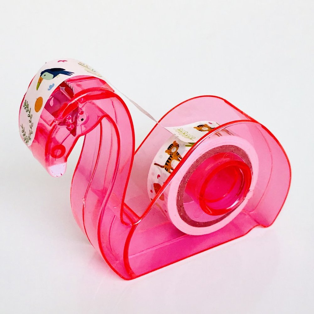 🍍5/$25🍍 Pink Flamingo Tape Dispenser & BONUS
